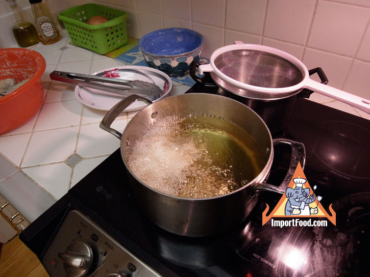 Fry at low heat 12 15 min
