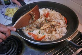 Gently mix it up