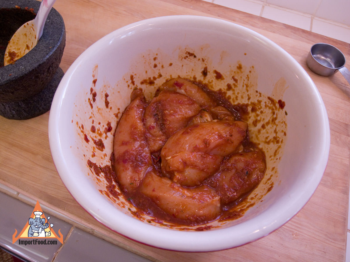 Mix well and marinade