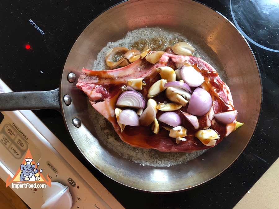 Pan fry steak