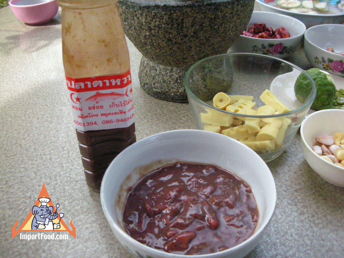 The legendary tai pla sauce