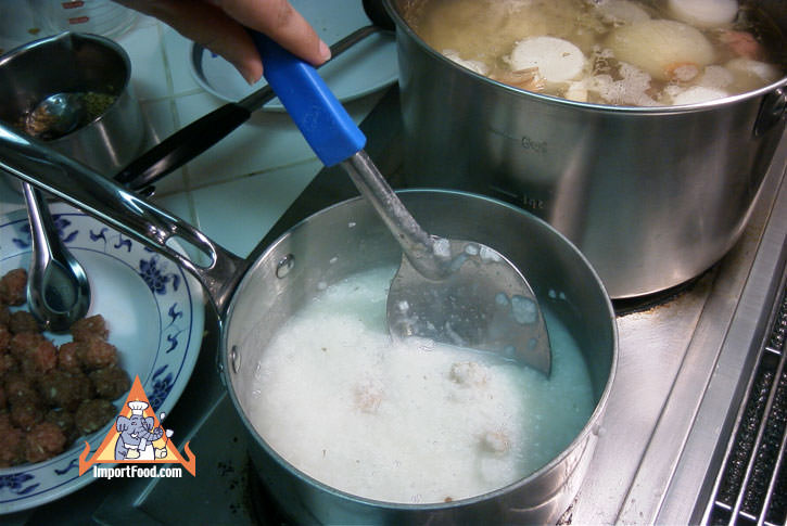 Add stock to the rice