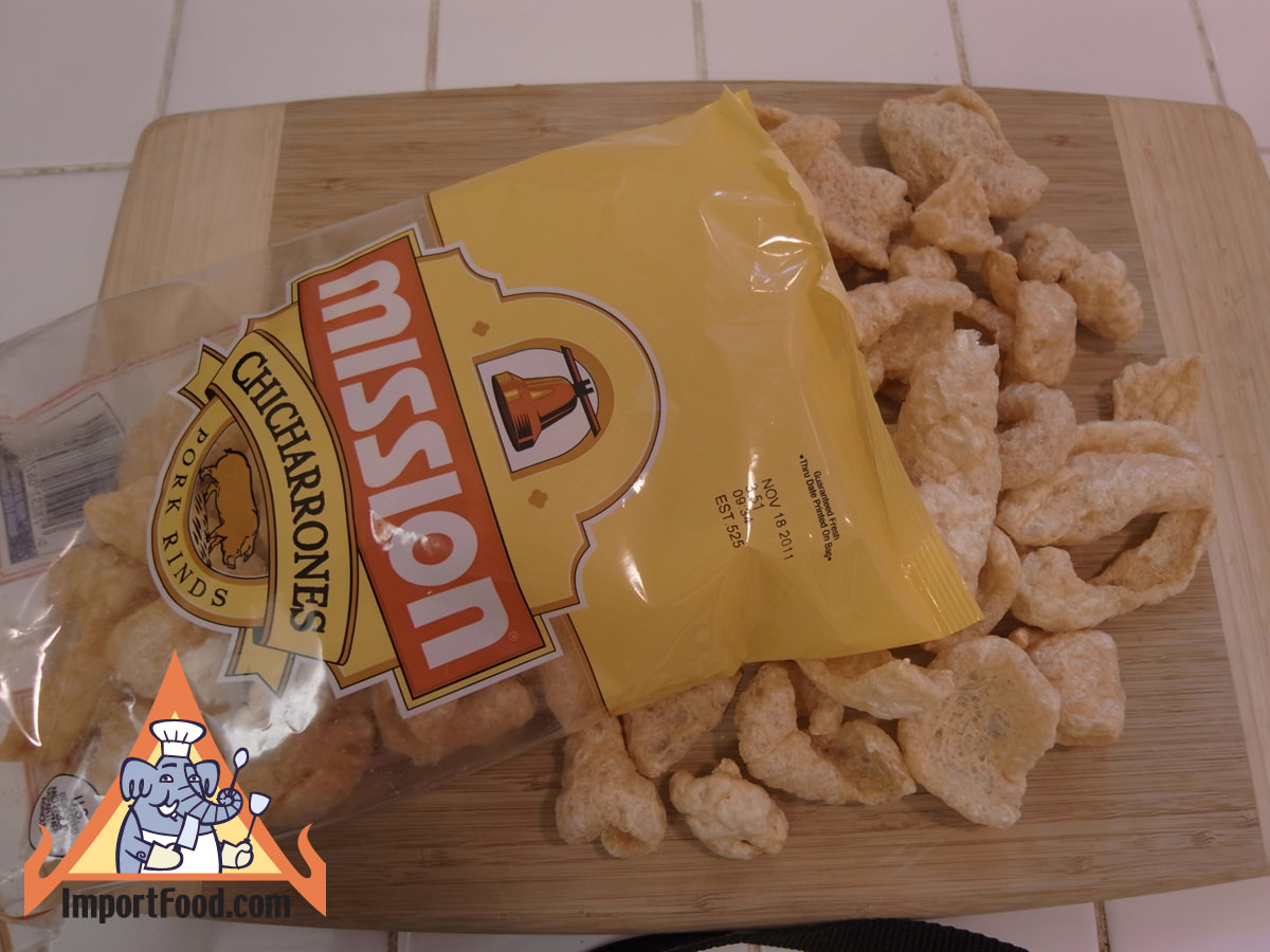 Fried pork rind from texas