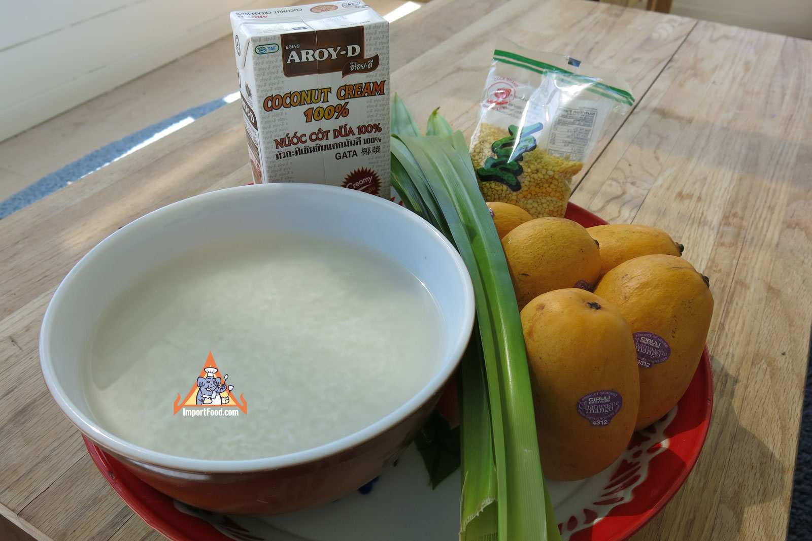 Ingredients pandan version