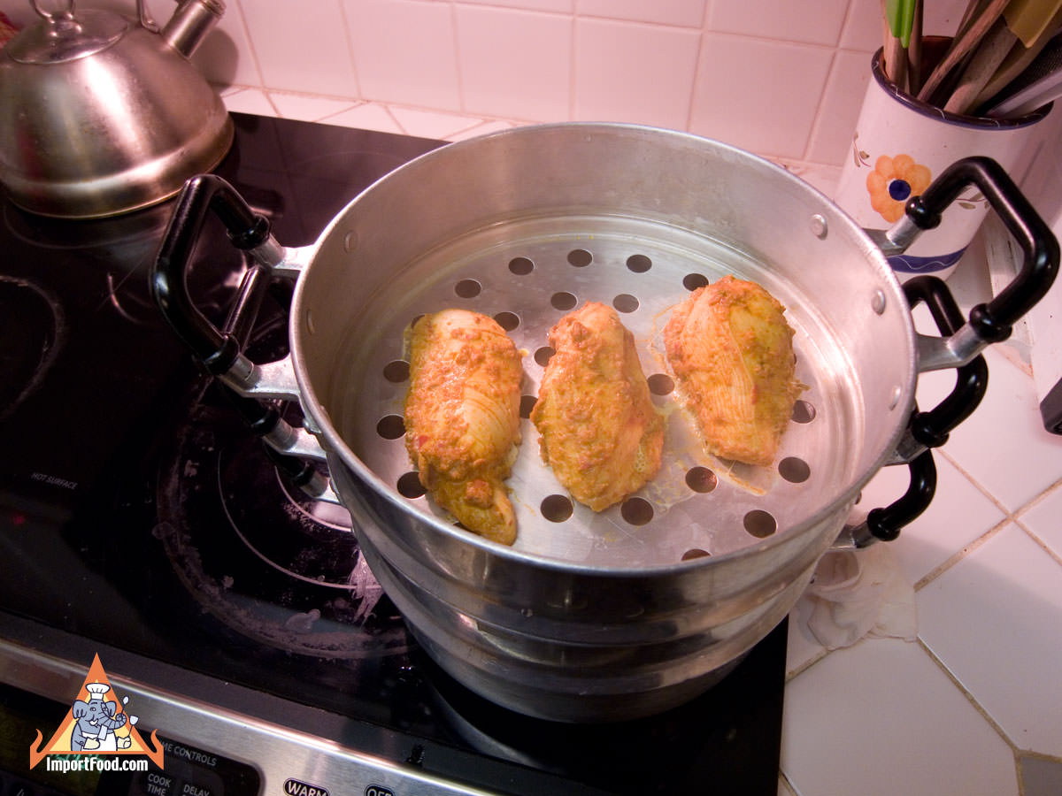 Steam the chicken