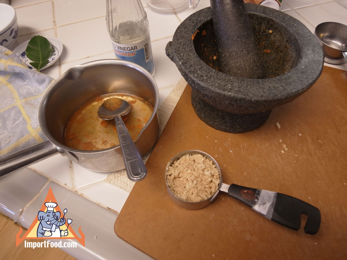 Making the sauce