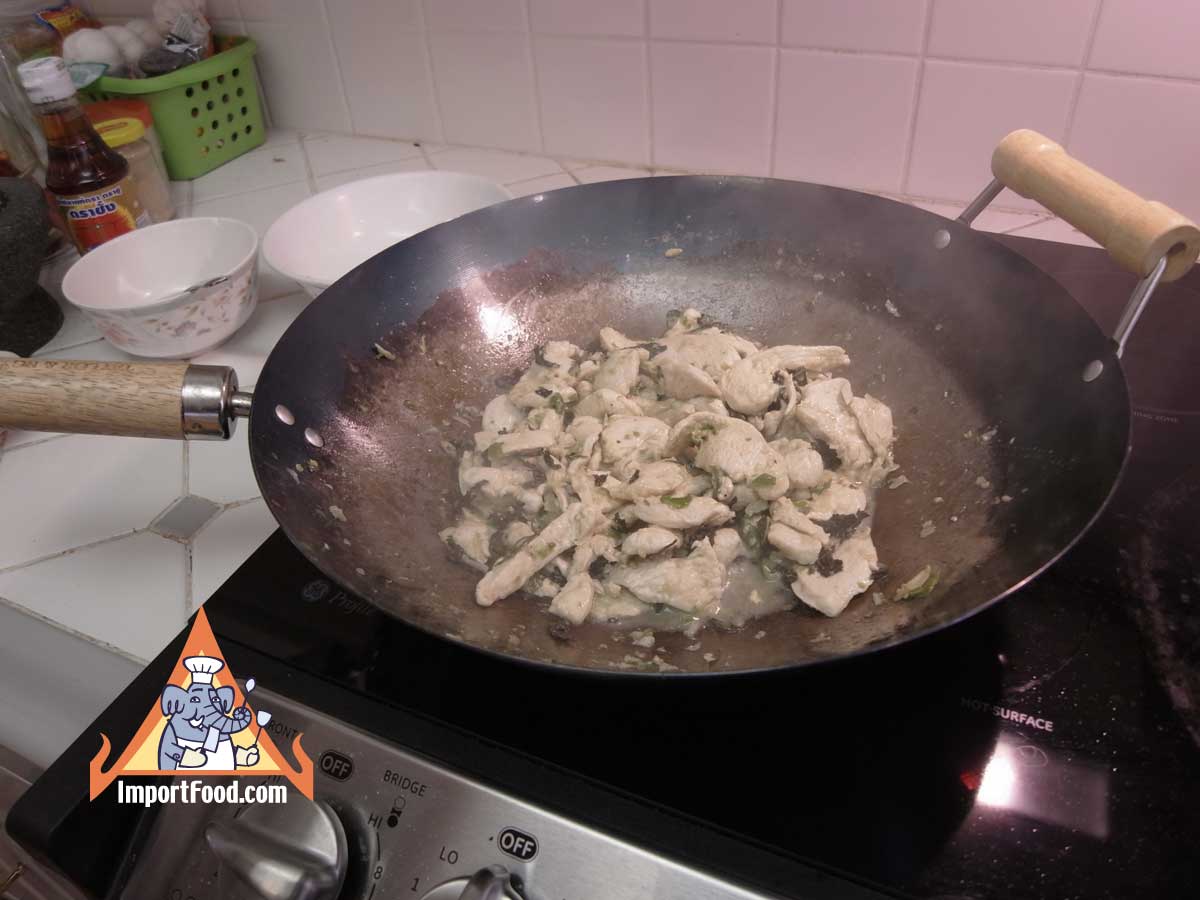 Green chile version fry