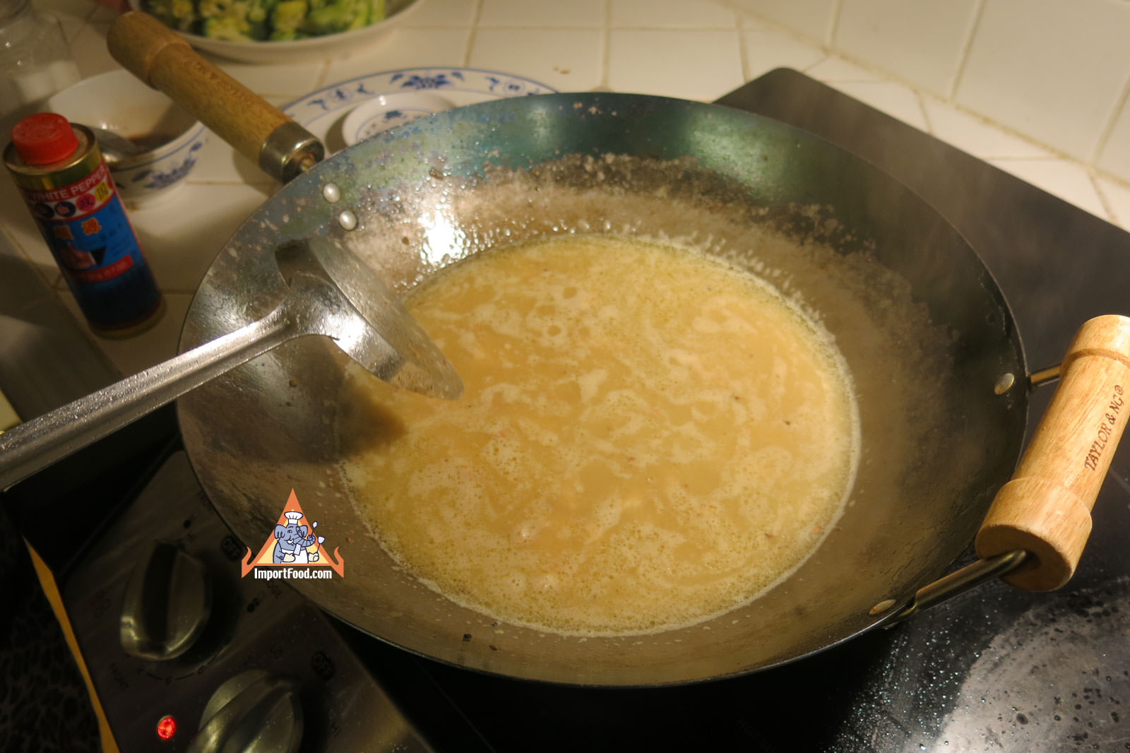 The stock gravy