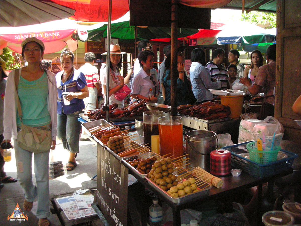 Meatball Stand in Bangkok Meatball Stand in Bangkok