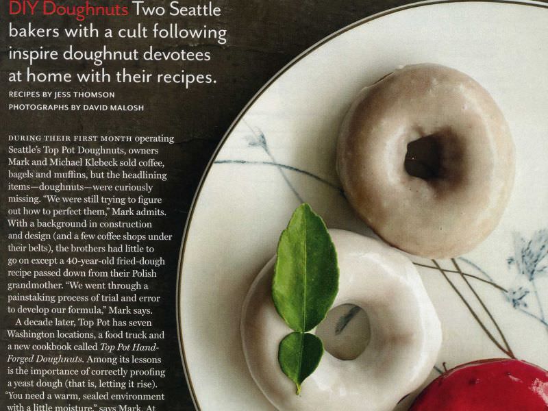 Kaffir Lime Coconut Doughnut Glaze