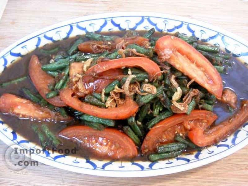 Long Beans in Sweet Soy, 'Kacang Panjang Kecap'