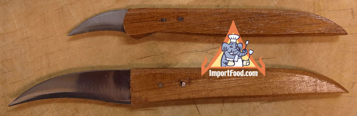 Wood handle Fruit and Vegetable Carving Knife Set