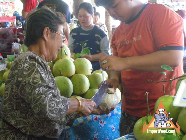 Fresh Coconut Juice Vendor in Thailand