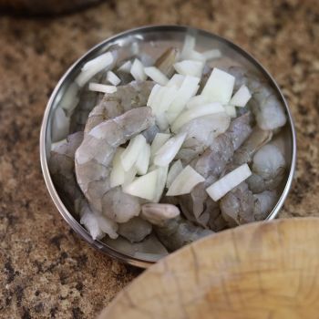 Shrimp and Onions