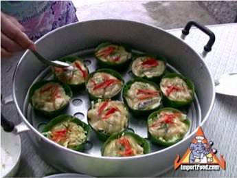 Steamed Curry Fish Custard, 'Hor Mok'