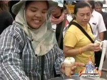 Street Vendor Ice Cream Pushcart