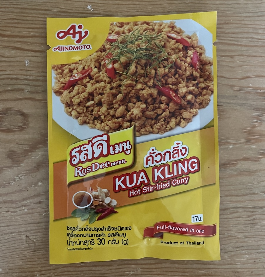 Southern Thai Hot Stir Fry - Kua Kling, Ajinomoto Thailand