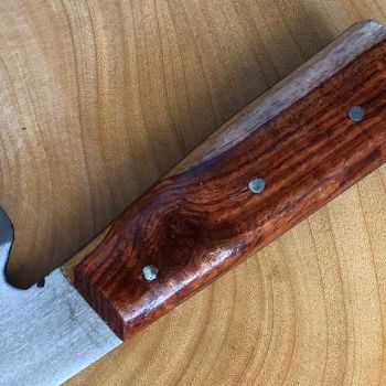 Wood Handle, Steel Pins