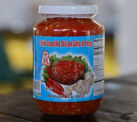 Pickled Ground Red Chili and Garlic