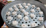 Street Vendor Makes Steamed Buns - Salapao