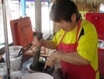 Som Tum by Vendor in Kanchanaburi