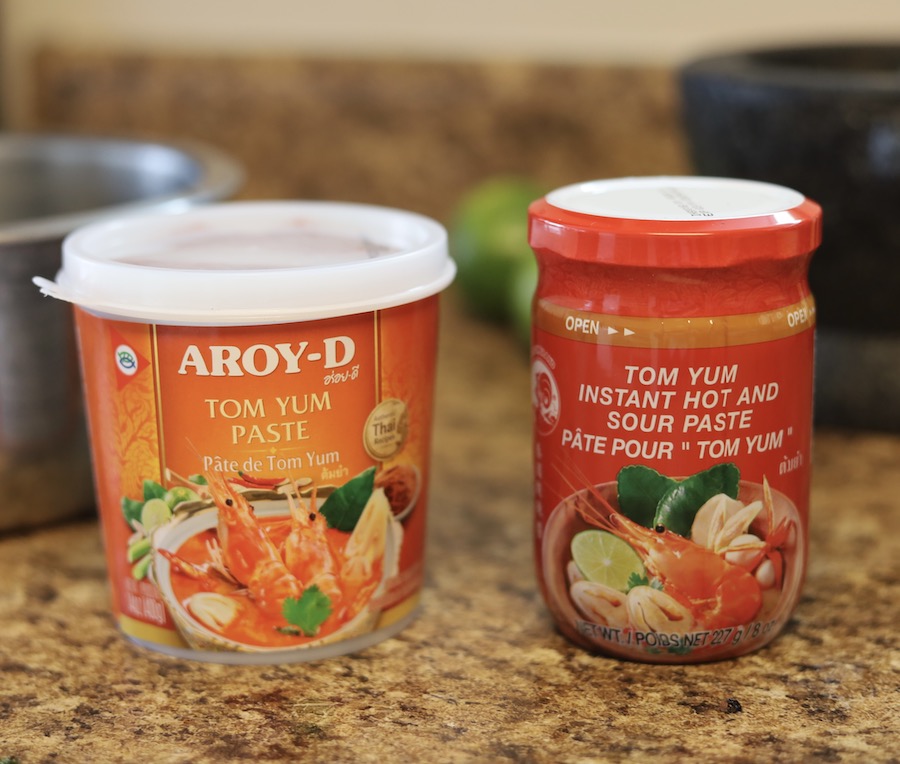 Tom Yum Paste - Aroy D Brand vs Cock Brand